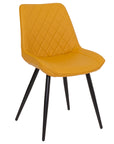Finley - Yellow Faux Leather Dining Chair
