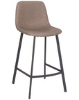 Faro Beige Faux Leather counter height Barstool