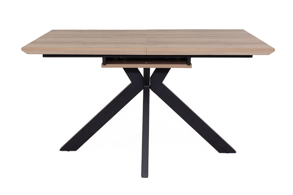 Gamma - Oak Heat Resisitant Extension Dining Table 140-180Cm