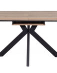 Gamma - Oak Heat Resisitant Extension Dining Table 140-180Cm