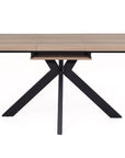Gamma - Oak Heat Resisitant Extension Dining Table 140-180Cm