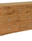 Harrison - Oak 5 Drawer Dresser Chest