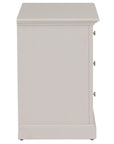 Hugo - Taupe 3 Drawer Bedside Locker