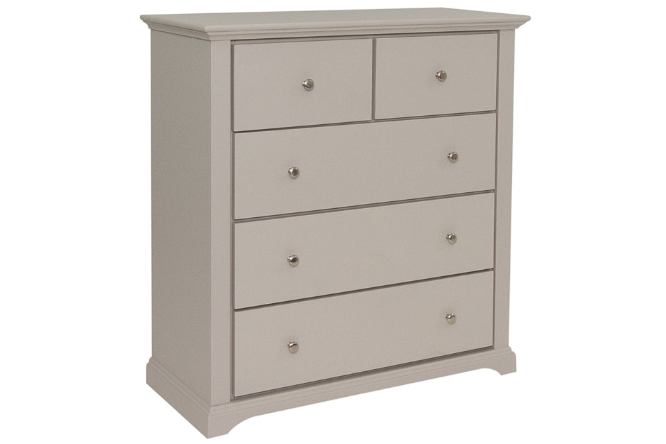 Hugo - Taupe 5 Drawer Chest Of Drawers