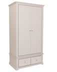 Hugo - Taupe 2 Door  Wardrobe With Drawers