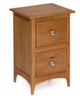 Harrison Oak 2 Drawer Bedside Locker