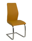 Imro - Yellow Faux Leather Dining Chair