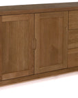 Jersey - Oak 2 Door Sideboard With 3 Drawers