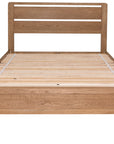 Jersey - Oak 4Ft6In Double Bed Frame