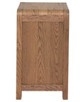 Jersey - Oak 3 Drawer Bedside Locker