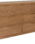 Jersey - Oak 7 Drawer Dresser Chest