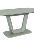Kilkee - Glass And Wood Extension Dining Table 160-200Cm