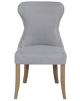 Levi - Grey Fabric And Wood Dining Chair