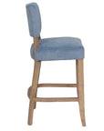 Limerick - Blue Velvet Bar Stool