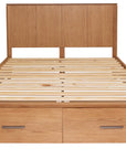 Lola - Oak 4Ft6In Double Bed Frame