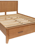 Lola - Oak 4Ft6In Double Bed Frame