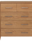 Lola - Oak 5 Drawer Chest Of Drawers