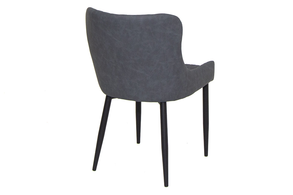 Lucena - Grey Faux Leather Dining Chair