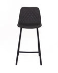 Lucan - Grey Faux Leather Bar Stool