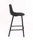 Lucan - Grey Faux Leather Bar Stool