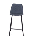 Lucan - Blue Faux Leather Bar Stool