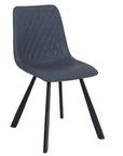 Lucan - Blue Faux Leather Dining Chair