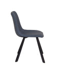 Lucan - Blue Faux Leather Dining Chair
