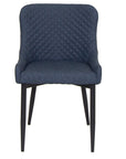 Martos - Blue Faux Leather Dining Chair