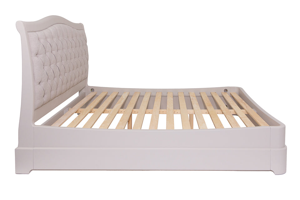 Merlot - Fabric And Wood 6Ft Super King Bed Frame