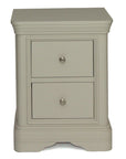 Merlot - Taupe 3 Drawer Bedside Locker