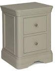 Merlot - Taupe 3 Drawer Bedside Locker