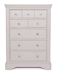 Merlot - Taupe 8 Drawer Drawer Tall Chest