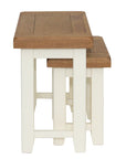 Milena - Cream And Oak Nests Of Tables