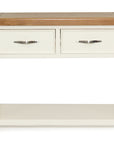 Milena - Cream And Oak Console Table