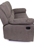 Milan - Grey Fabric 3 Seater Recliner Sofa