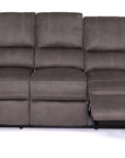 Milan - Grey Fabric 3 Seater Recliner Sofa