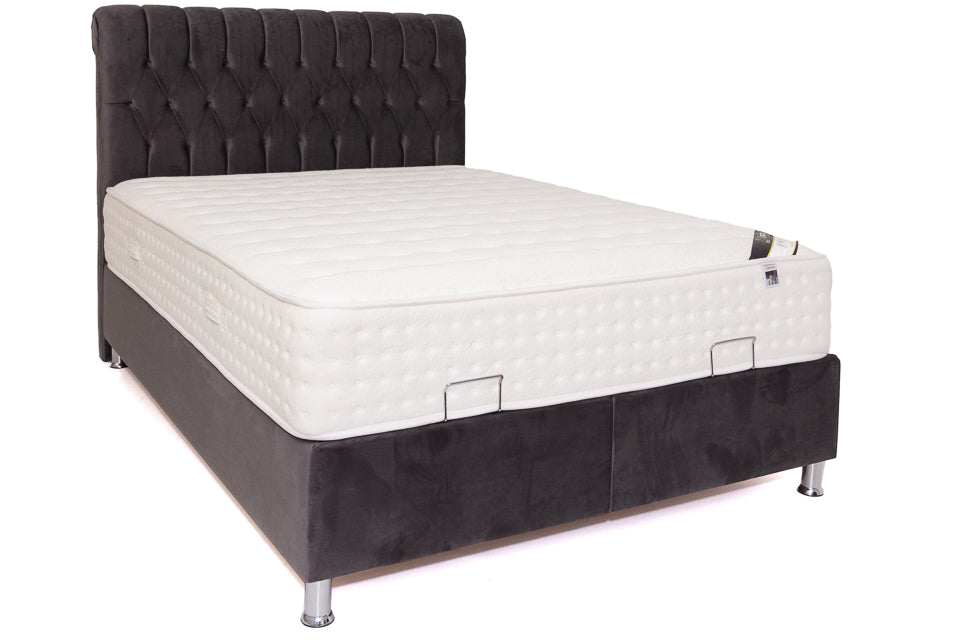 Morton - Grey 5Ft King Bed Frame
