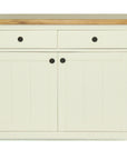 Moy - Cream 2 Door Sideboard with 2 Drawers