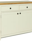 Moy Cream 2 Door Sideboard with 2 Drawers