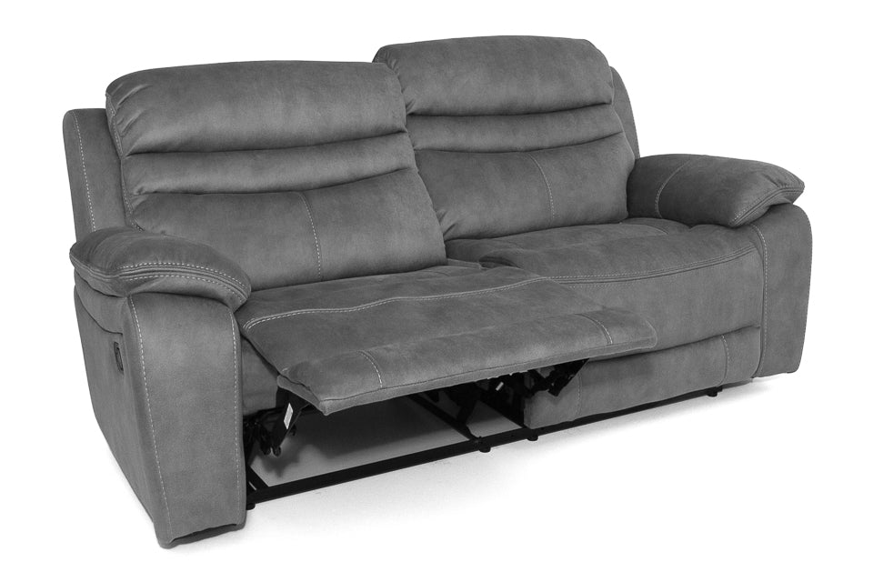 Neptune - Grey Fabric 2.5 Seater Recliner Sofa