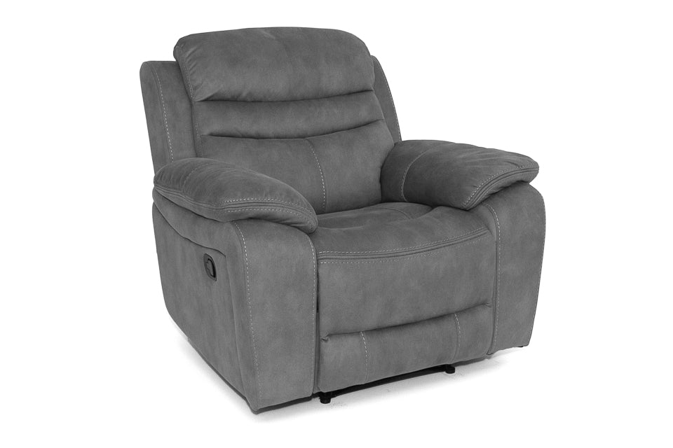 Neptune - Grey Fabric Recliner Chairs