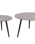 Nixon - Grey Pura Stone Set Of 2 Coffee Table