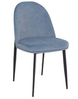 Nolan light Blue Velvet Dining Chair