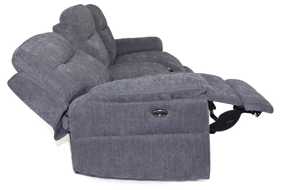 Ormond - Fabric 3 Seater Power Recliner Sofa
