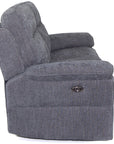 Ormond - Grey Fabric 2 Seater Power Recliner Sofa