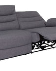 Portland - Grey Fabric 2.5 Seater Power Recliner Sofa
