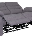 Portland - Grey Fabric 2.5 Seater Power Recliner Sofa