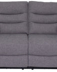Portland - Grey Fabric 2 Seater Power Recliner Sofa