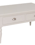 Priya - Cream Coffee Table With 2 Drawers