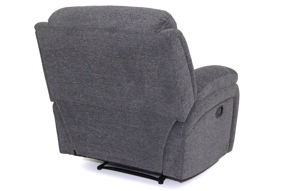 Seville - Grey Fabric Recliner Chairs